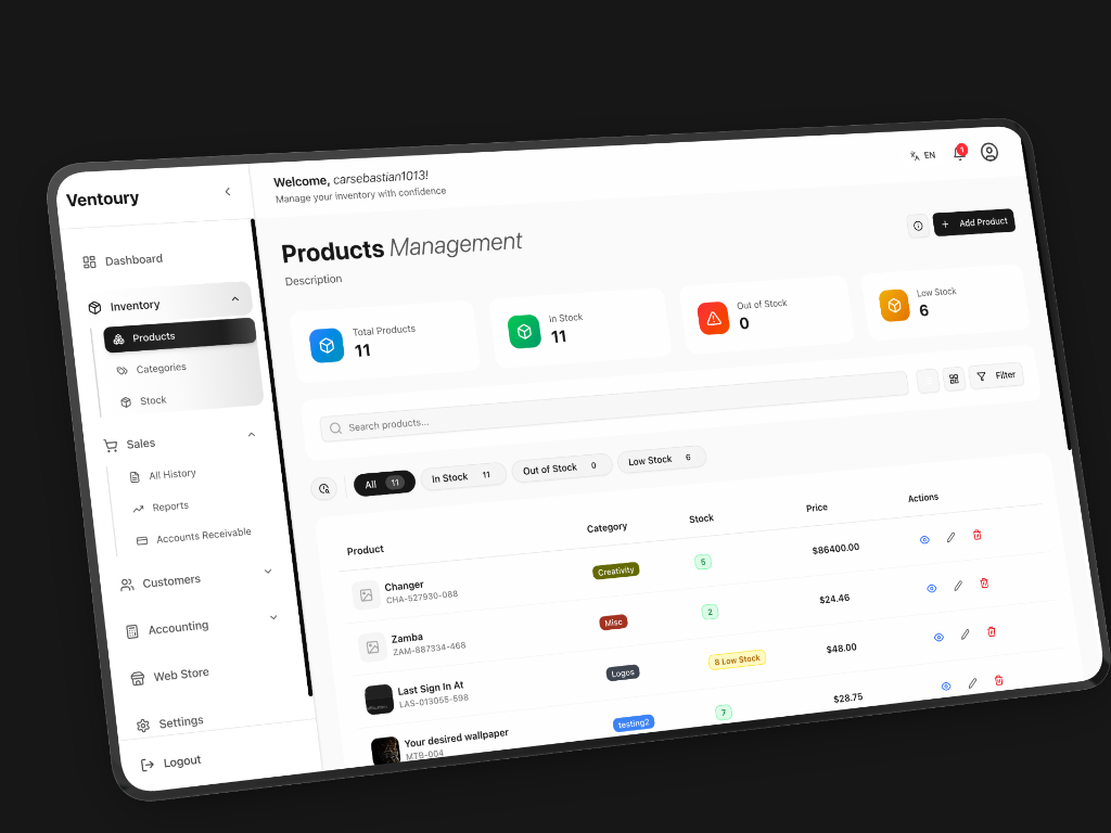 INVENTORY MANAGEMENT